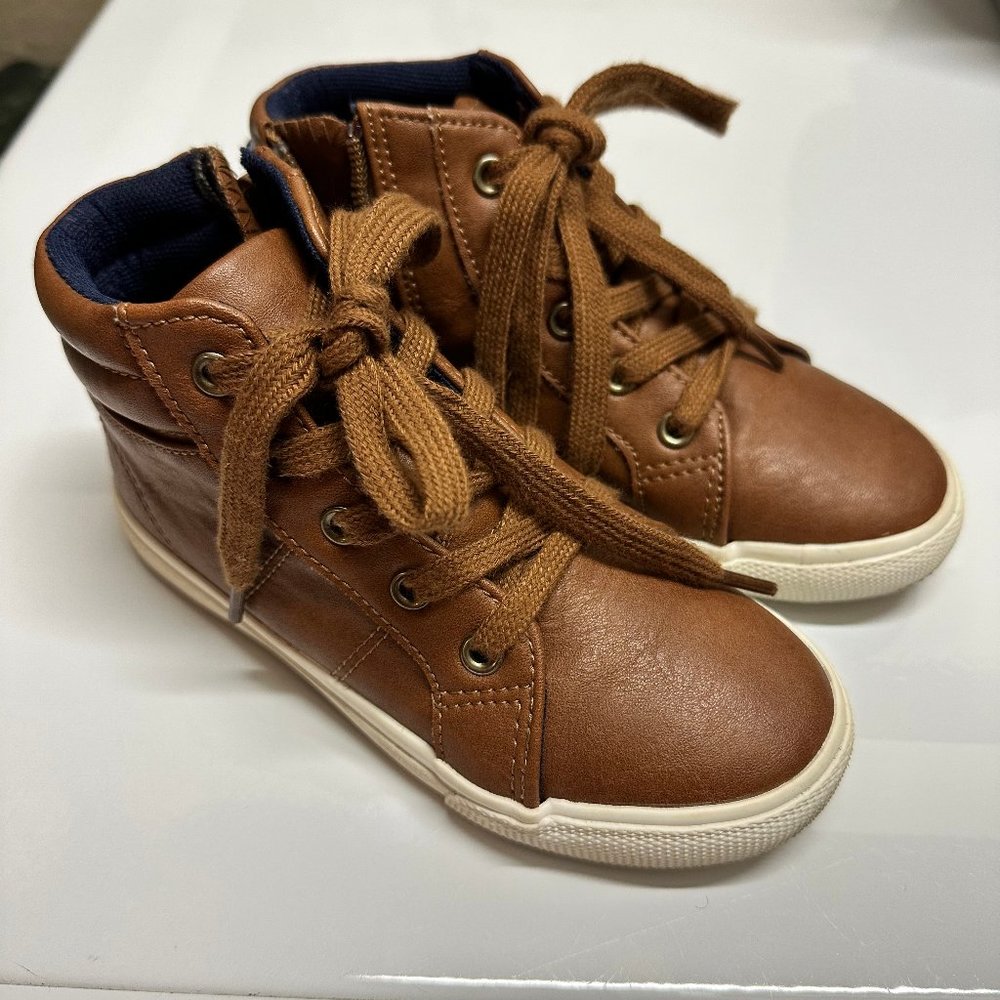 Cat & Jack high-top faux leather sneakers